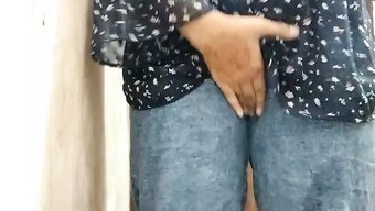 Young Indian College Student'S Solo Bath Turns Into A Sensual Experience