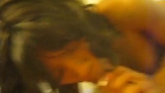 Bakersfield Black Hooker'S Big Tits Bounce While She Swallows