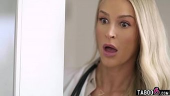 Emma Hix Discovers A Patient Masturbating In Her Office And Initiates A Sexual Encounter