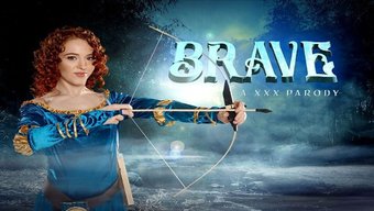 Redhead Beauty Merida Shows Courage In Craving A Rough Ride On A Big Cock