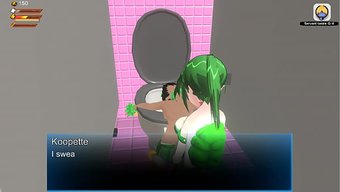 Femdom Koopette Pisses On Toilet, Spanks And Facesits In 3d Game