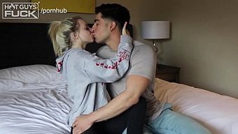 A Latino College Football Player Engages In Sexual Activity With A Petite Blonde With Small Breasts And Tattoos. Handle With Care!