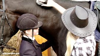 Aneta And Mya Engage In Lesbian Sex At A Ranch In Sapphic Erotica