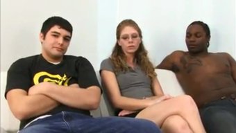 Slender Girlfriend Enjoys Sex With A Well-Ended Black Man