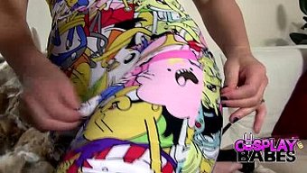 British Girls Explore Lesbian Pussy Licking And Masturbation In Cosplay
