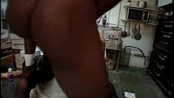A White Girl Gets Horny And Squirts After Being Stimulated By Two Black Men In The Anal And Vaginal Area.