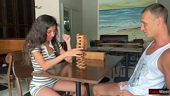 Katty West'S Rough Anal Sex With Stepbrother After Losing At Jenga