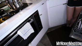 Watch This Asian Maid Get Her Butt Pounded By A Big Cock