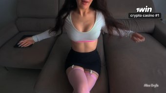 The Girl Has A Great Ass And Big Natural Boobs. Hot Sex!